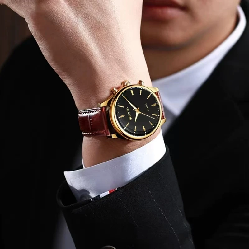 2024 foreign trade new sentiment watch classic retro men and women belt quartz watch wholesale