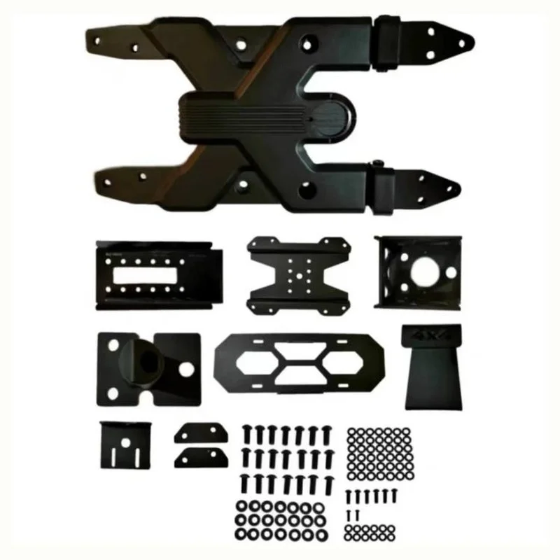 4X4 Offroad Car Accessories Half Length Roof Platform, Aluminum Roof Luggage Rack 4-Door JL