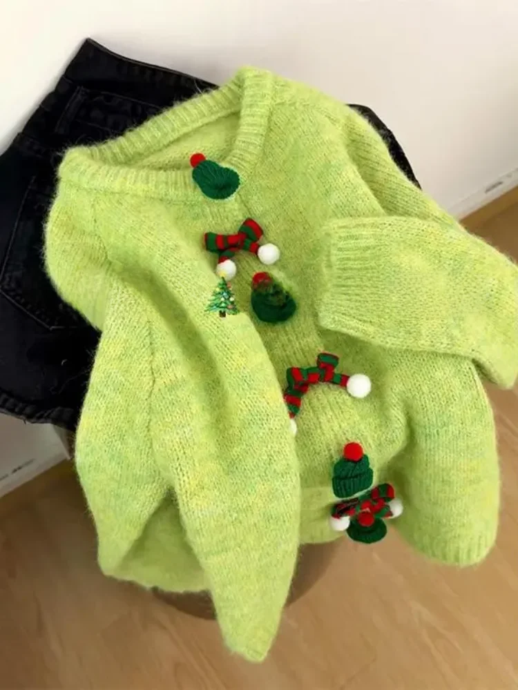 Cisas een Gebreide Trui vrouwen Losse Luie Sle High-End Thi Zachte Vest Jas Herfst Winter Faion Pendelen sle