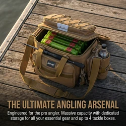 Goture Bolsa pesca impermeable 600D con alicates – Resistente a golpes