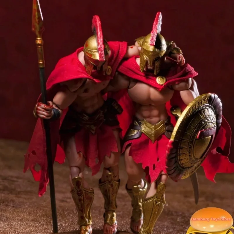 Figura de Ação TYCTOYS Rei Leonidas I Espartano FMW004 Modelo Colecionável com Articulações Móveis Guerreiro Grego Antigo para Colecionadores Adultos