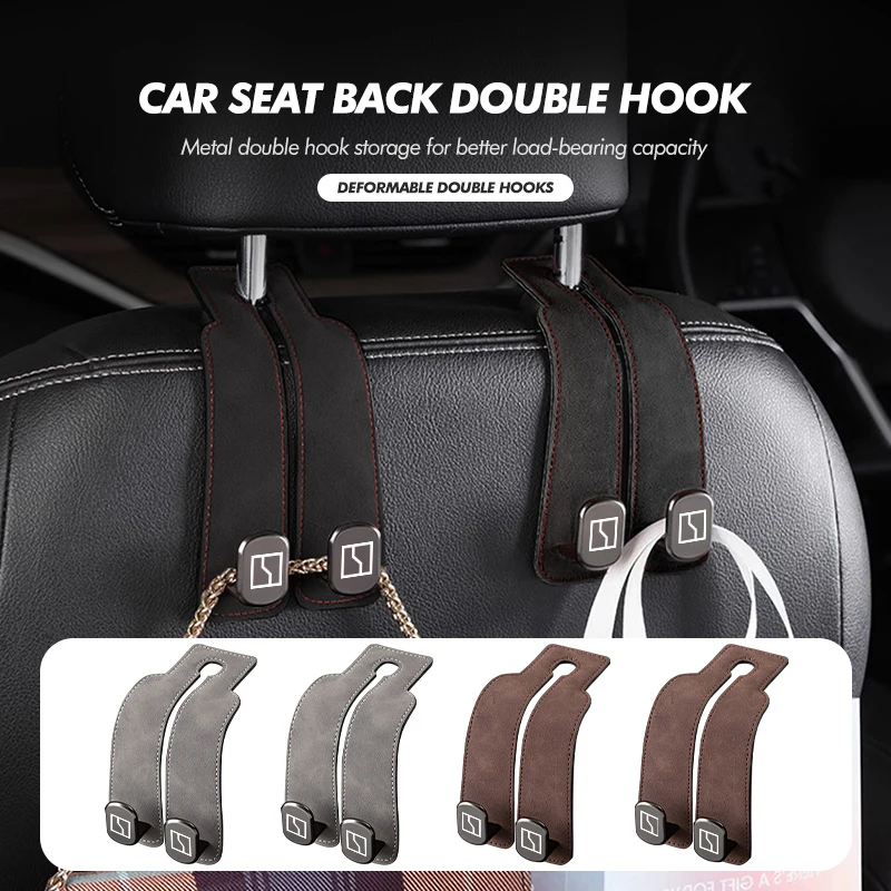 

Small Car Seat Back Storage Hook Deformable Double Hooks For Zeekr 001 2021 2022 2023 EV 2021-2023 009 Krypton