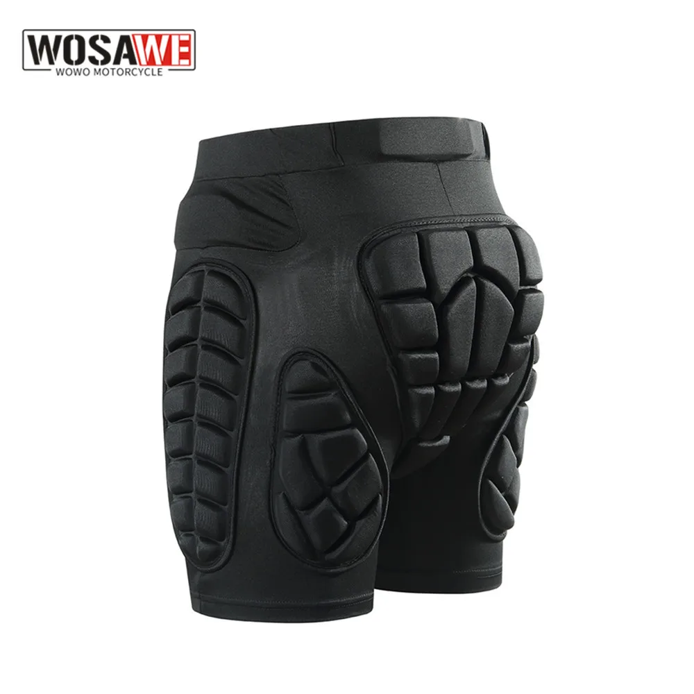 WOSAWE Motorcycle Shorts Skating Hip protector MTB Motocross Hip Paddeds Skiing Snowboard Shorts Protective Gear