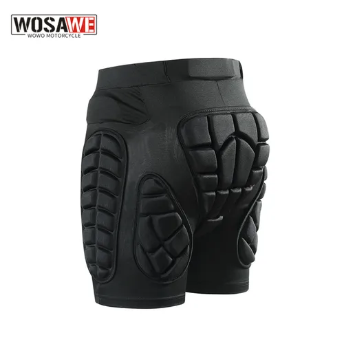 WOSAWE pantalones cortos para motocicleta, protector de cadera para patinaje, MTB, Motocross, acolchados de cadera, esquí, Snowboard, pantalones cortos, equipo de protección