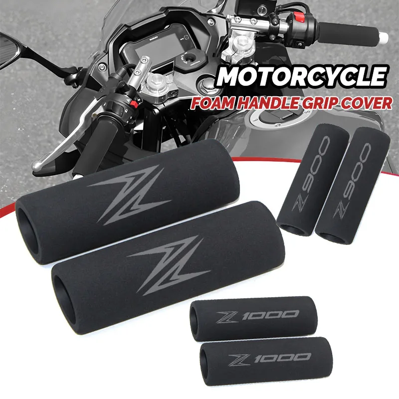 

Для Kawasaki Z800 Z900 Z900RS Z900SE Z1000/SX Универсальный мотоцикл 7/8 "Противоскользящая защита руля, губчатый чехол