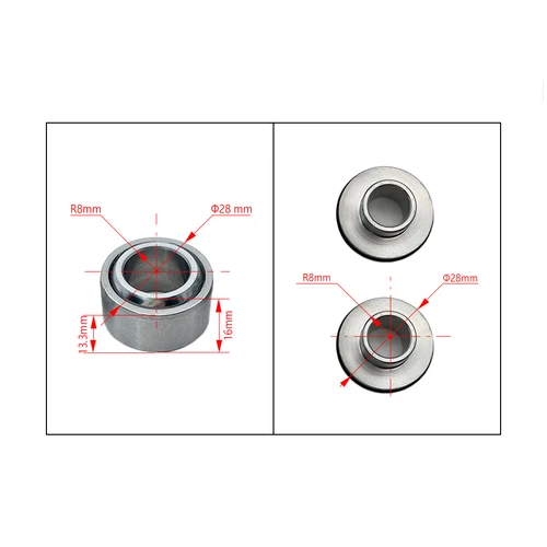Imagen 2 del producto Kit de buje de rodamiento inferior ojo de pez para amortiguador trasero de motocicleta KTM PDS EXC EXCF XCW XCFW 150 250 300 350 450 500 2017-2023