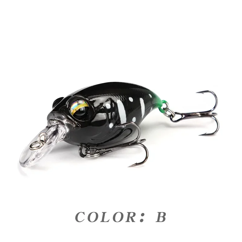 1pcs 38mm 8g Topwater Mini Crankbait for Fishing Wobbler Lures Floating Crankbaits Pike Walleye Bass Crank Pesca Artificial