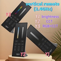 Y1 Y2 Y3 Miboxer Brightness CCT RGB+CCT Vertical Remote 2.4GHz Control for LED Buld LED Strip Light Color Temperaturen Dimmer