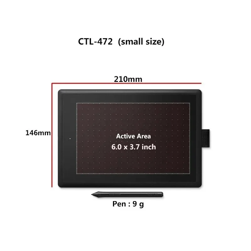 【Hot Sale】CTL-472 Digital Graphic Tablet For Drawing Painting &Game OSU, 2048 Level Pen Tablet Support Android/Windows/ OS