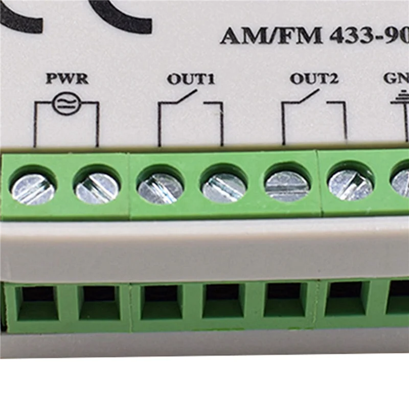 

【BRAND NEW】10X Garage Door Remote Control Receiver 2Channel Controller Switch For 433 868 Mhz Transmitter RX 433-900MHZ
