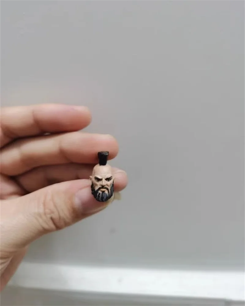 

Little 1/18 Male Soldier Tough Guy Head Carving Sculpture Model Toy Fit 3.75'' Action Figures Doll Body In Stock
