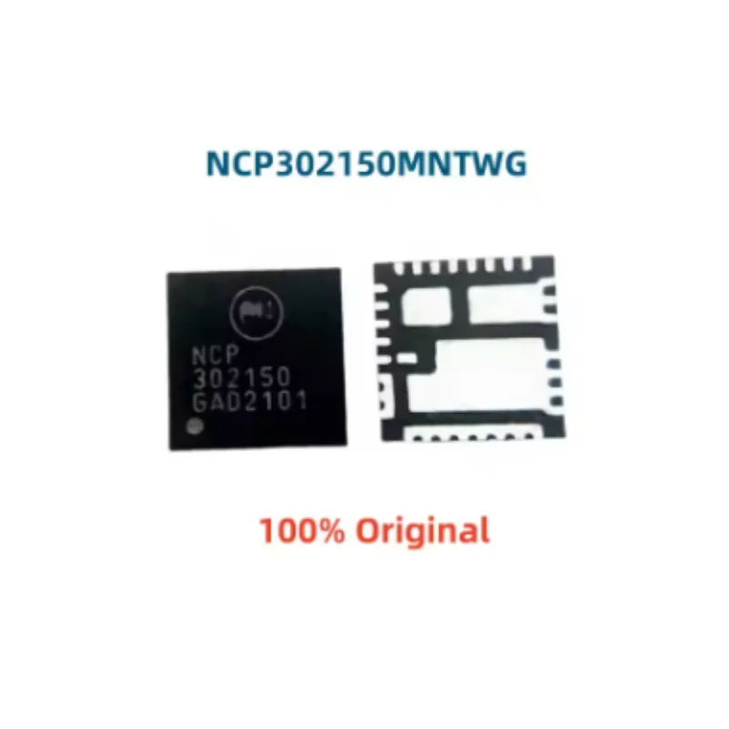 5PCS NCP302150MNTWG Synchronous Buck DC-DC Converter QFN High Efficiency Step Down Power Supply SMD IC Chip