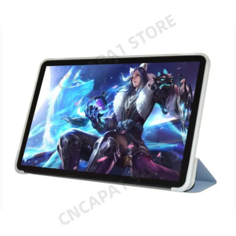 Tri-Folding Stand Funda For Teclast T40 Pro Case 10.4" Tablet PC Folio PU Cover z miękką tylną obudową TPU dla Teclast T40Pro