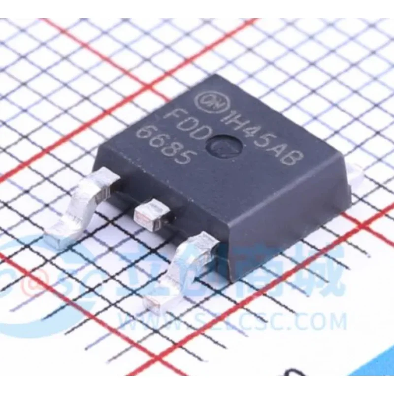 40PCS FDD6685 TO-252 100% New original  SMD