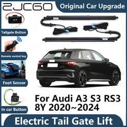 자동 테일 게이트 전기 리프트 소품, 아우디 A3 S3 RS3 8Y 2020 ~ 2024 용, 지지대 차량 파워 리어 문짝 리프트 게이트 스트럿
