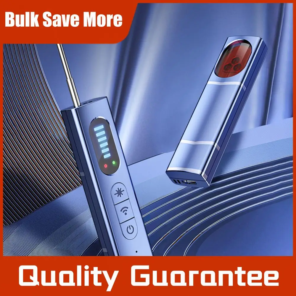 Wireless Signal Detector 5 Levels Adjustable Sensitivity GPS Detector 25H Working Time for Travel Hotel Car for Office Bathroom