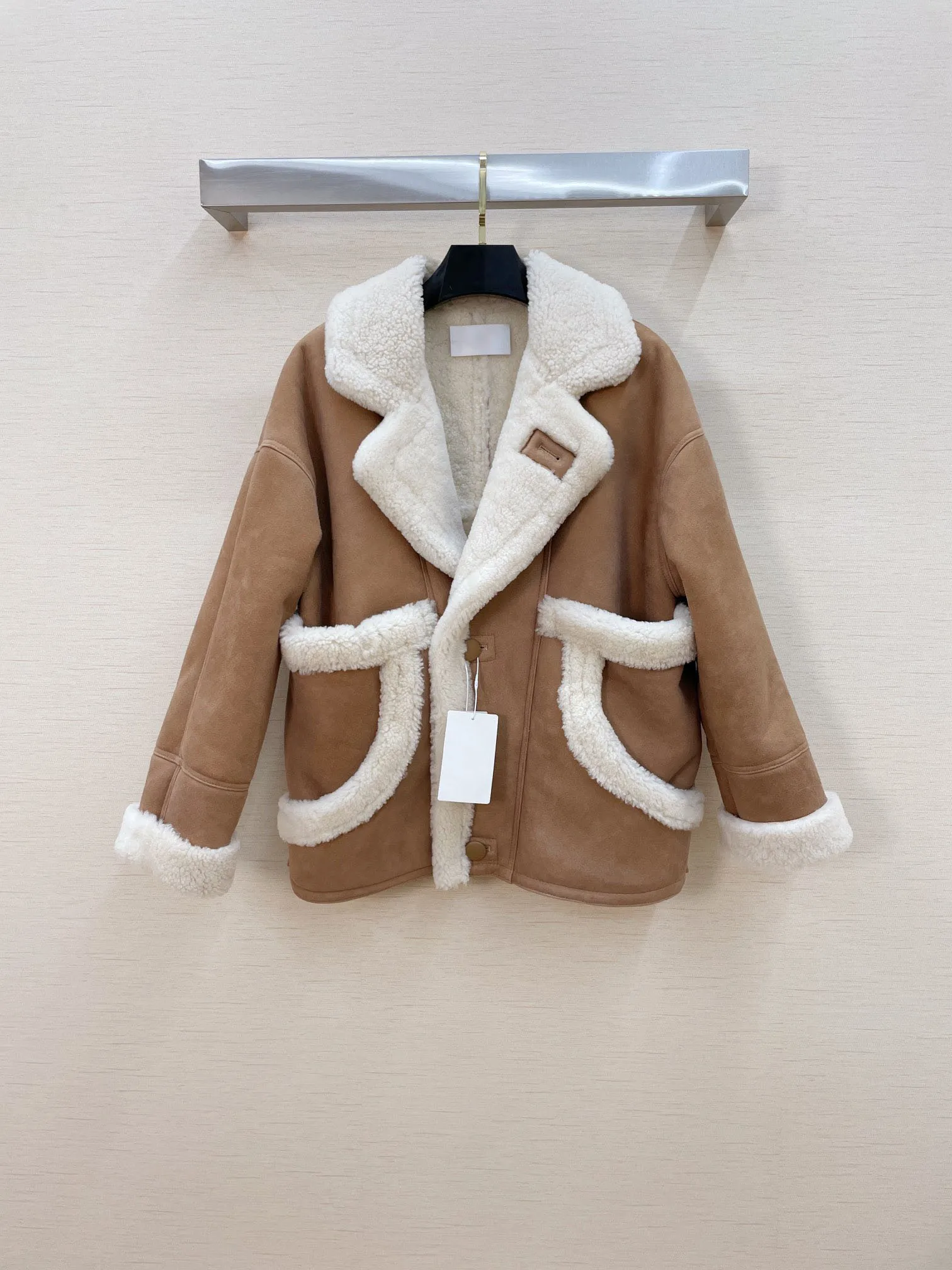 warm suede jacket