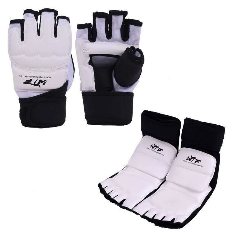 

Taekwondo Glove Fighting Hand Protector WTF Approved Martial Arts Sports Hand Guard Boxing Gloves Hand Protective Tool