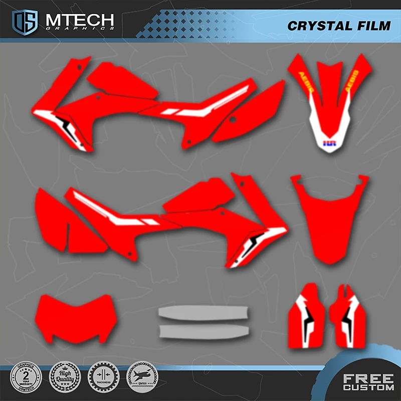 

DSMTECH Motorcycle Graphics Background Decals Stickers Kits for HONDA 2012 203 2014 2015 2016 2017 2018 2019 2020 CRF250L -16
