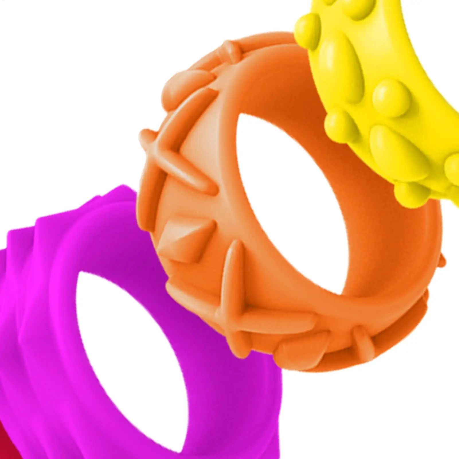 حلقات حسية أداة تهدئة العاطفة للأطفال من السيليكون تململ لعبة حسية للفصول الدراسية المنزلية التنقل النوم نزهة الكبار التلاميذ #1
