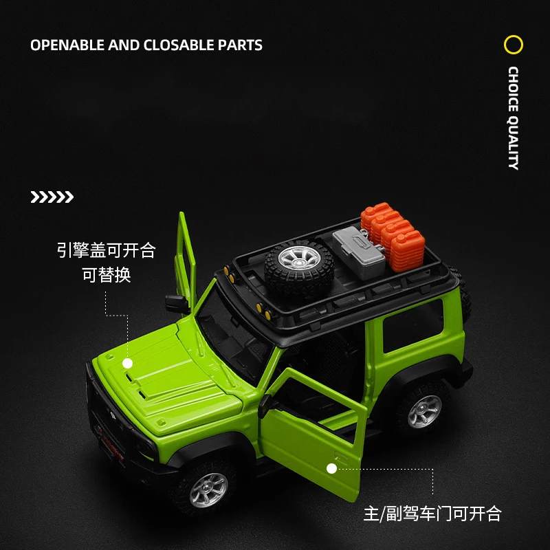 Caipo 1:32 Suzuki Jimny SUV Assembled Version Alloy Car Diecasts & Toy Vehicles Car Model Model Car Toy For Children