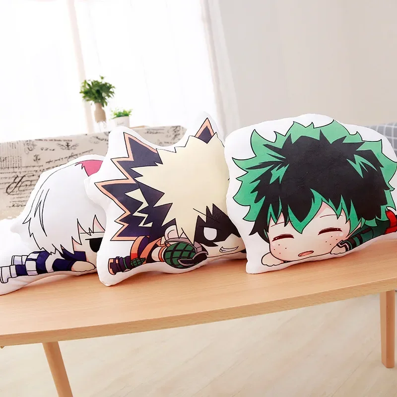 20/35/45cm Anime Peripheral Products Plush Cushion Soft Pillows Manga Doll Izuku Midoriya Katsuki Bakugo Shoto Todoroki Gifts