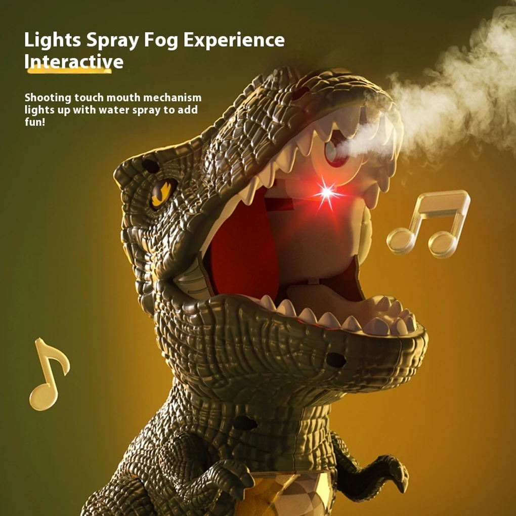 Mainan Menembak Dinosaurus untuk Anak Laki-laki Perempuan Permainan Menembak Target Bergerak Dinosaurus dengan Senjata Pompa dan Peluru Busa Mainan Anak-anak