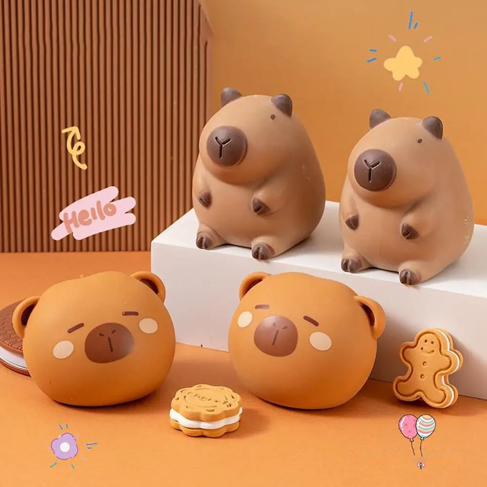 Gift TPR Decompression Toy Capybara Stress Release Release Anxiety Toy Slow Rebound Decompression Doll