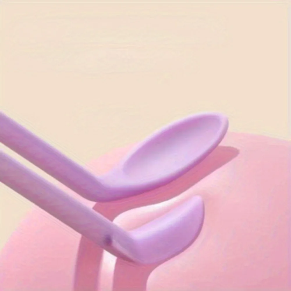 재사용 가능한 실리콘 메이크업 주걱 크림 페이스트 용 컴팩트 디자인 미니 사이즈 스크래치 믹스 화장품 위생 미용 도구