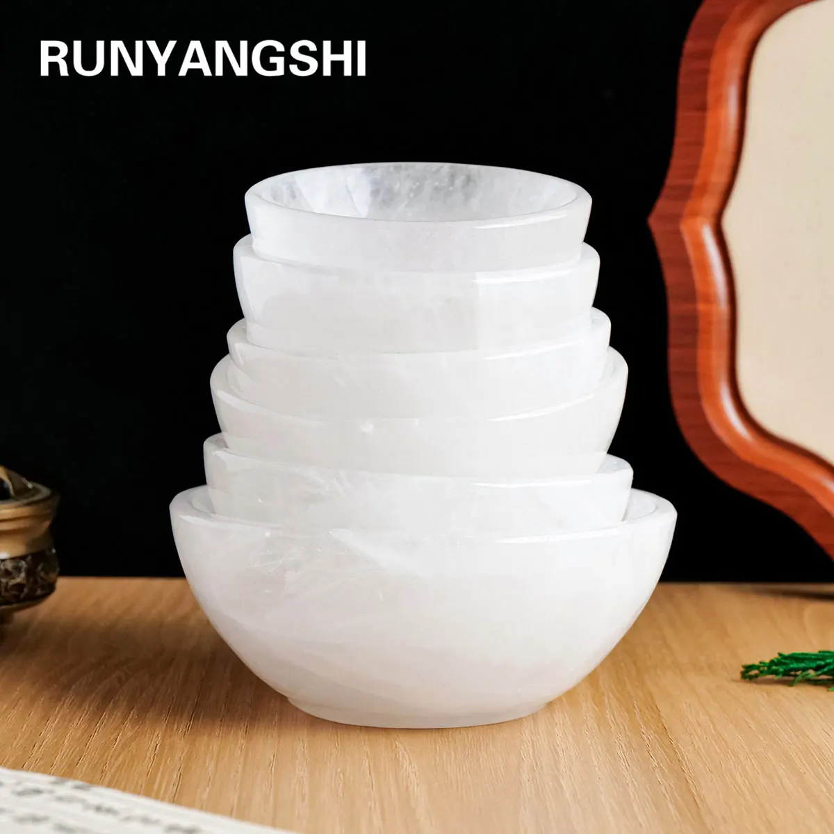 

1 шт. Прозрачная чаша из натурального кварца, скульптура из камня, резьба по кристаллу, энергетический камень для кухни, домашнего декора, колдовских ритуалов и поделок