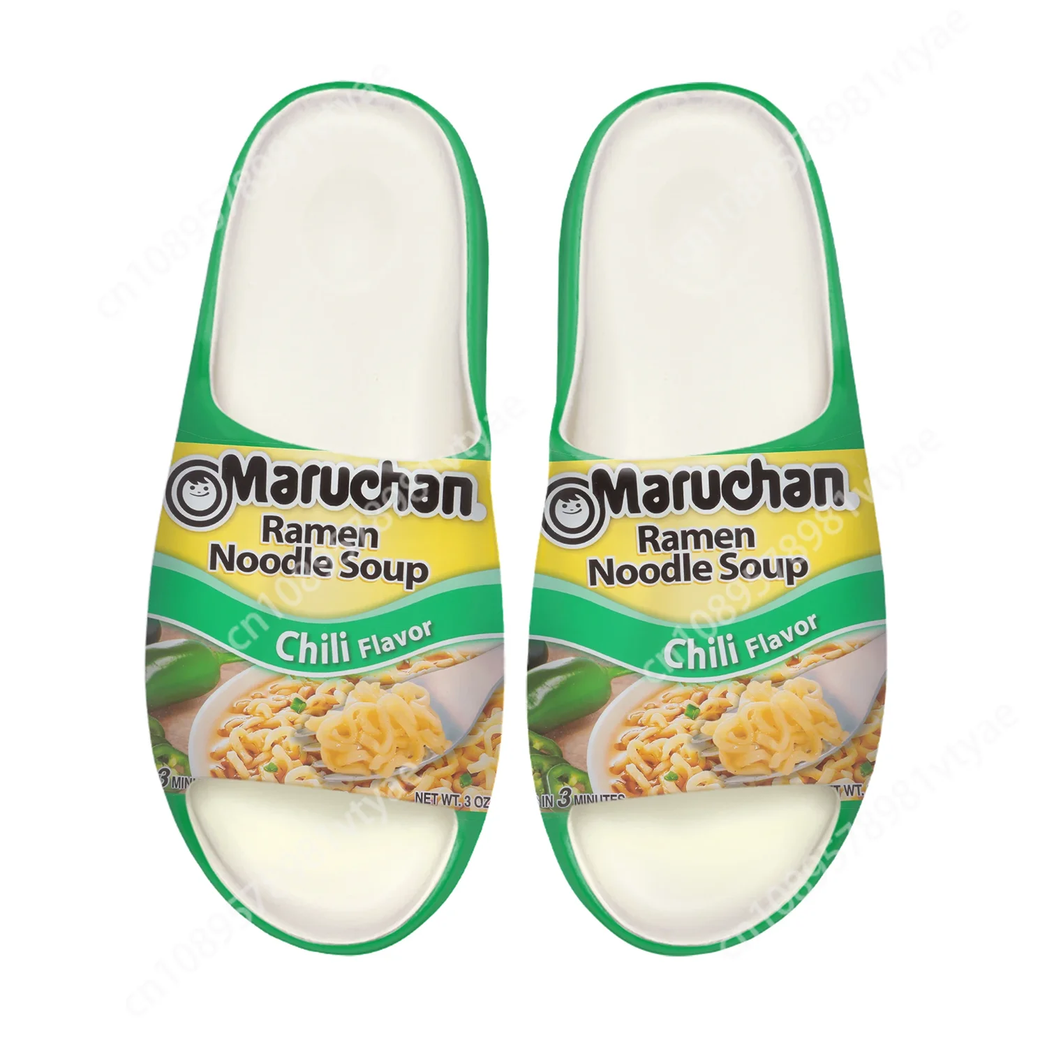 Funny Maruchan Ramen Noodles Soft Sole Sllipers Home Clogs Customized Step On Water Shoes Mens Womens Teenager Step in Sandals