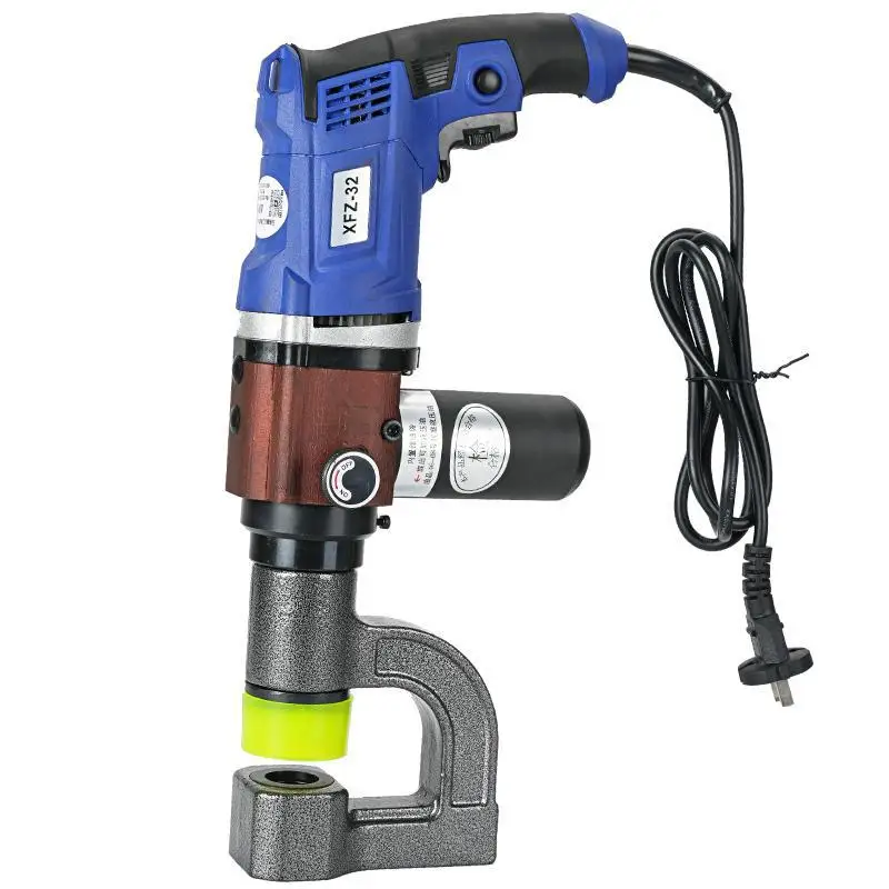 

Portable Hydraulic Stainless Steel Universal Cable Punch Electric Cable Trough Opener Pipe Plug-In Bridge Riveting Machine