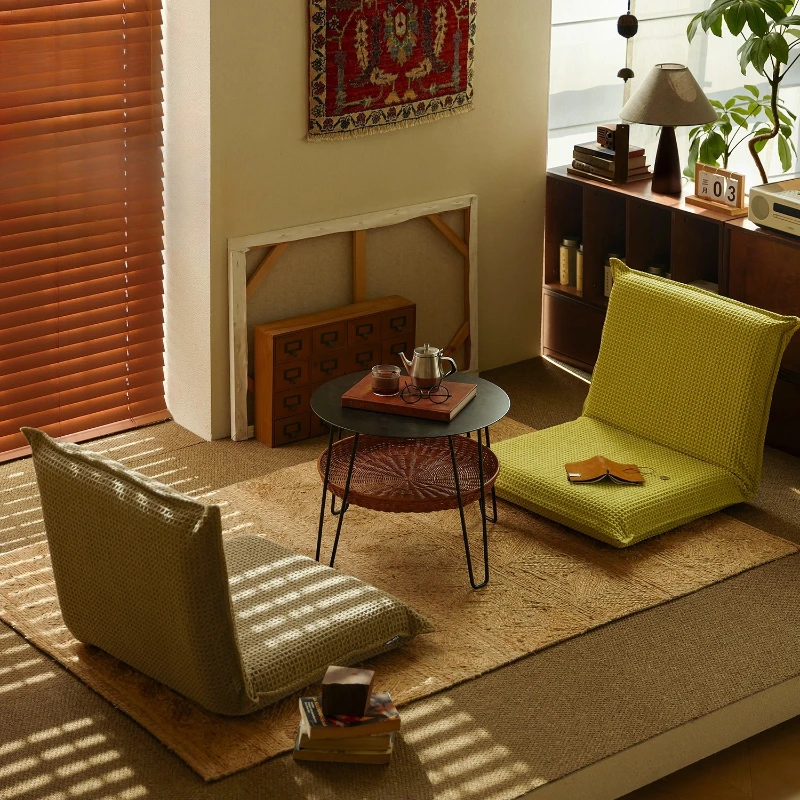 Simple Foldable Sofa Japanese Tatami Seating Cushion Comfortable Lazy Bed Window Alcove Backrest Pad for Living Room