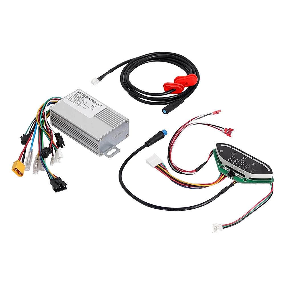 1 Set Kit Pengontrol Dasbor untuk Skuter Listrik S1-E9T Kit Pengontrol Layar Pengontrol 17A 36V 350W Suku Cadang Aksesori