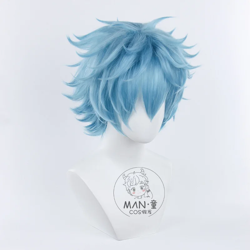 Parrucca cosplay Tokyo Revengers Kawata Souya rovesciata con capelli corti, regalo di Halloween