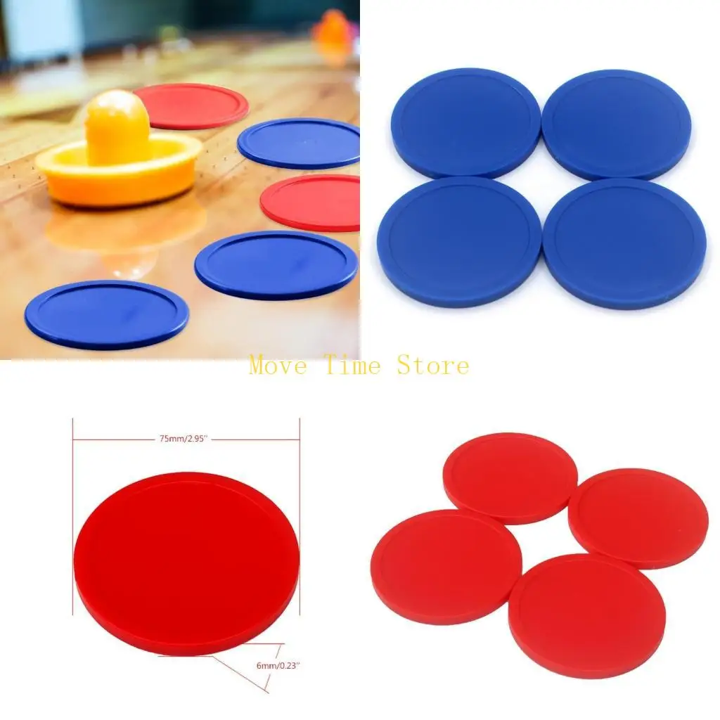 92ME Air Hockey Pucks Game Tables Accessories Durable Party Travel Universal Entertainment Air Hockey Replacements