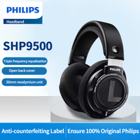 Philips SHP9500 HiFi Precision Stereo Headphones for Music Mobile Computer Gaming Open HD Mic Call Wired Headset Original 100%
