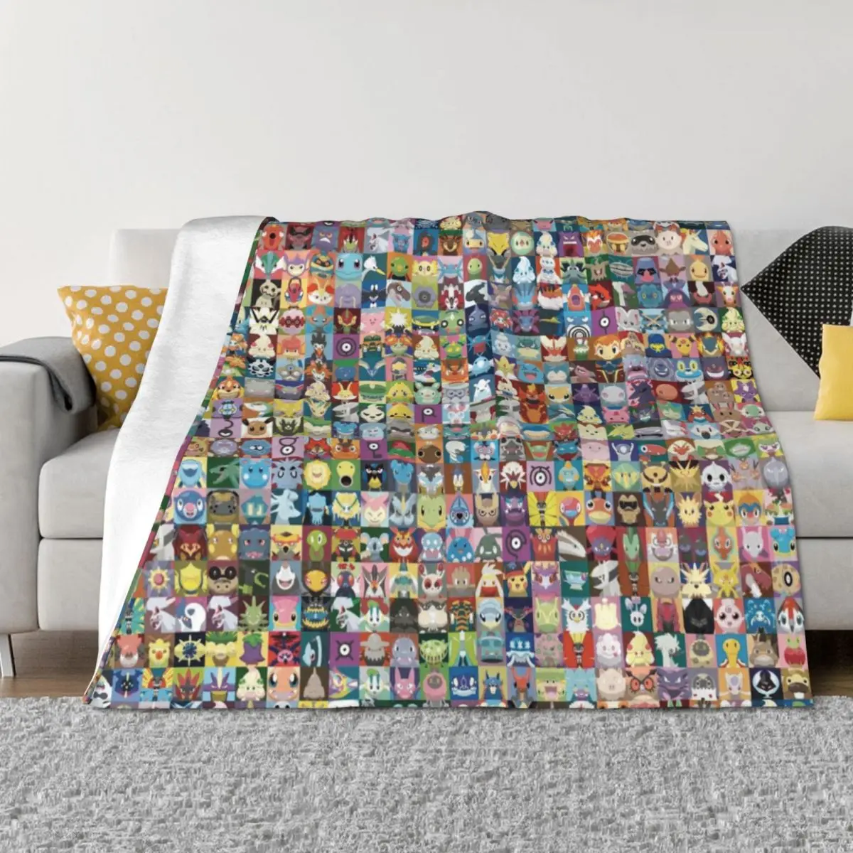 

Randomized Gotta Catch Them All Throw Blanket Baby Bed covers Plaid Decorative Sofa Blankets