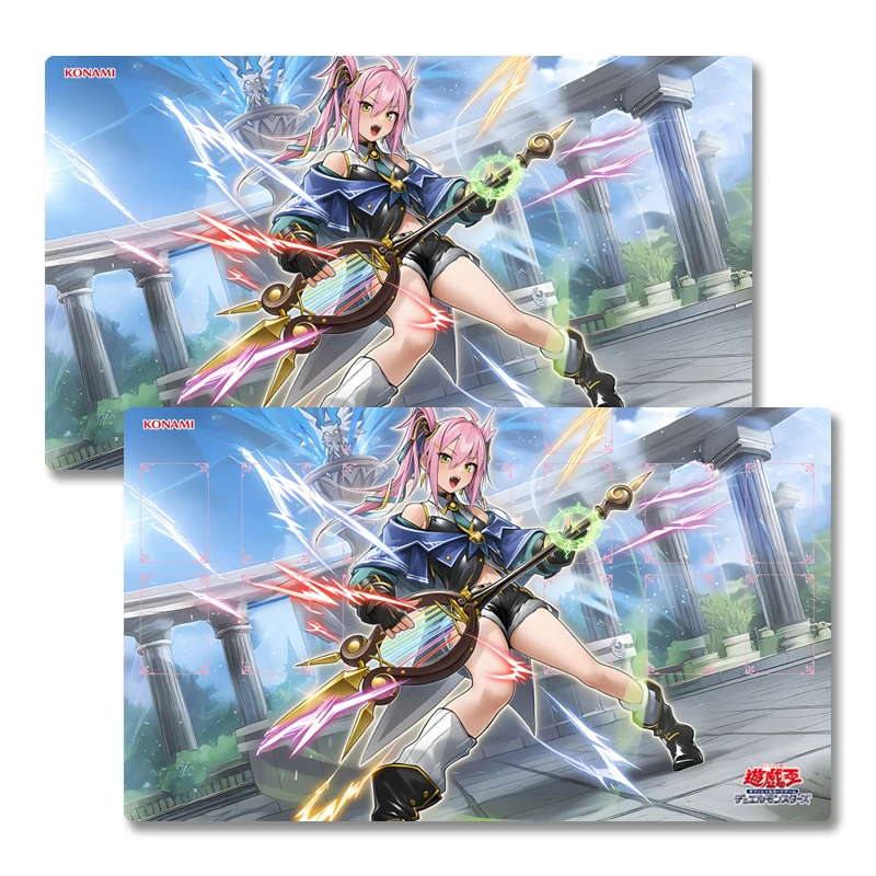 

Yugioh Artmage Litera Play Mat Yu-Gi-Oh! TCG OCG Trading Card Games Mat Duel Plate Rubber Card Mat Mouse Pad