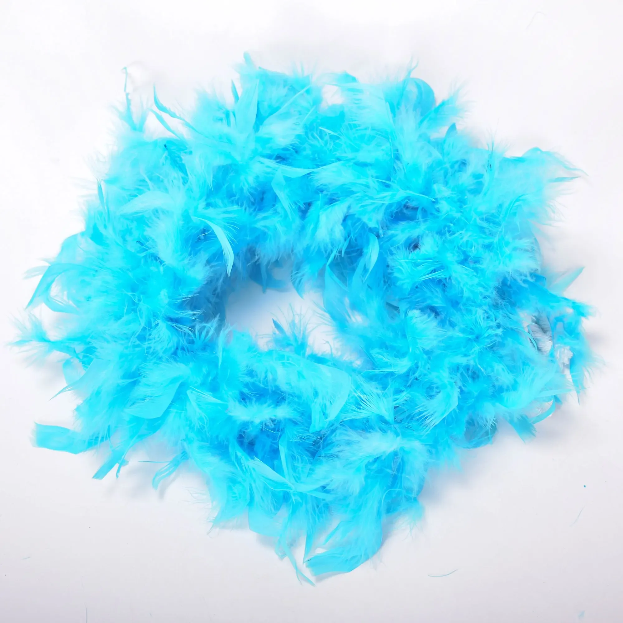 1PC Multi-Color Fluffy Handcraft Ostrich Feather Plume Boas Scarf Clothes for Wedding Decoration Performance Dance Supplies P0.2