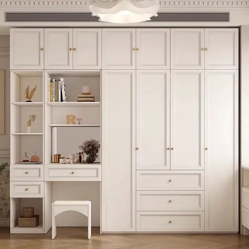 Modern Hanging Wardrobe Adjustable Cheap Weird Wooden Wardrobe Cabinet Storage Clothes Armario De Ropa Bedroom Furniture