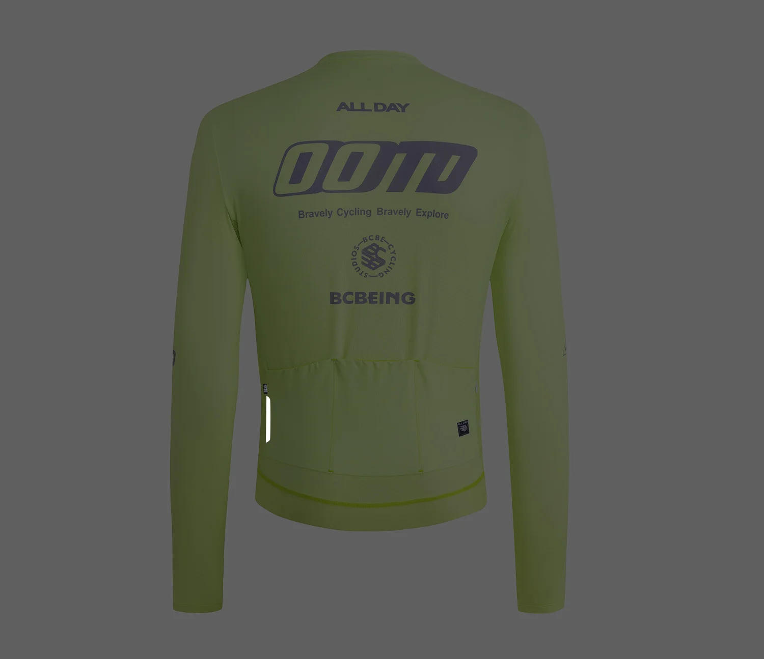 BCBE-ING Radtrikot Langarm Hochwertige Profi-Team-Rennpassform Fahrradtrikot Atmungsaktives Netzgewebe Rennrad-Shirts Tops – Detail 8