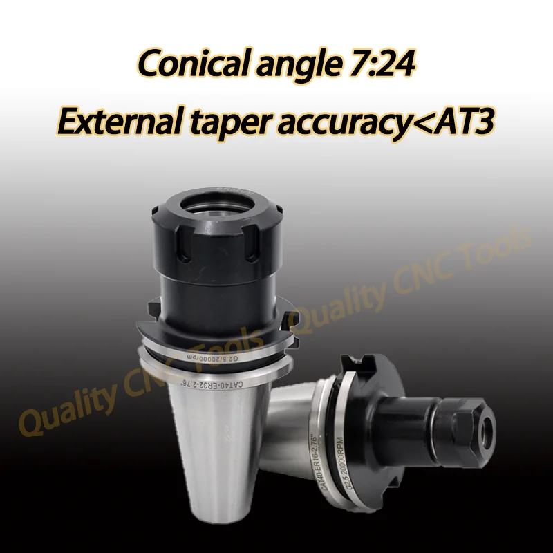CAT40 ER16 ER20 ER25 ER32 ER40 Tool Holder CAT ER CNC TOOL HOLDER CNC Milling Machine Center Collet Chuck Pull Stud Handle Shank