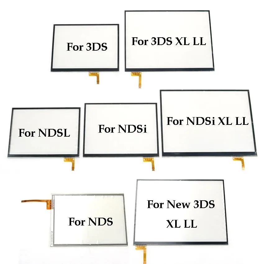 20PCS Replacement Touch Screen Panel Display Digitizer Glass For Nintendo DS Lite For NDS NDSL NDSi NDSIXL 3DS 3DS XL LL Console