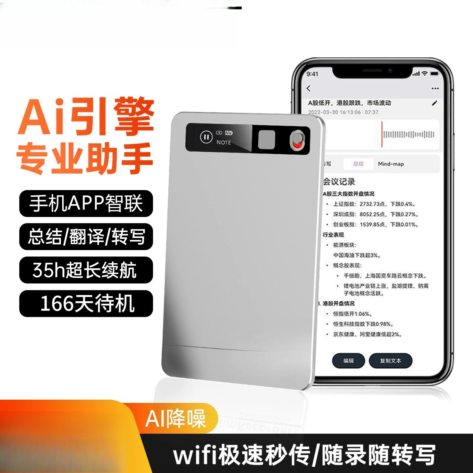 Intelligent translator voice assistant translation artifact conference transcription minutes smart card recorder