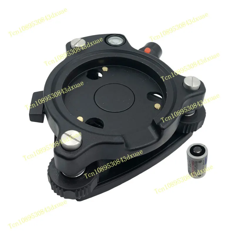 

Black/Yellow Tribrach With Laser Adjustable Plummet For Total station Level Adapter Base GPS Mounting Surveying