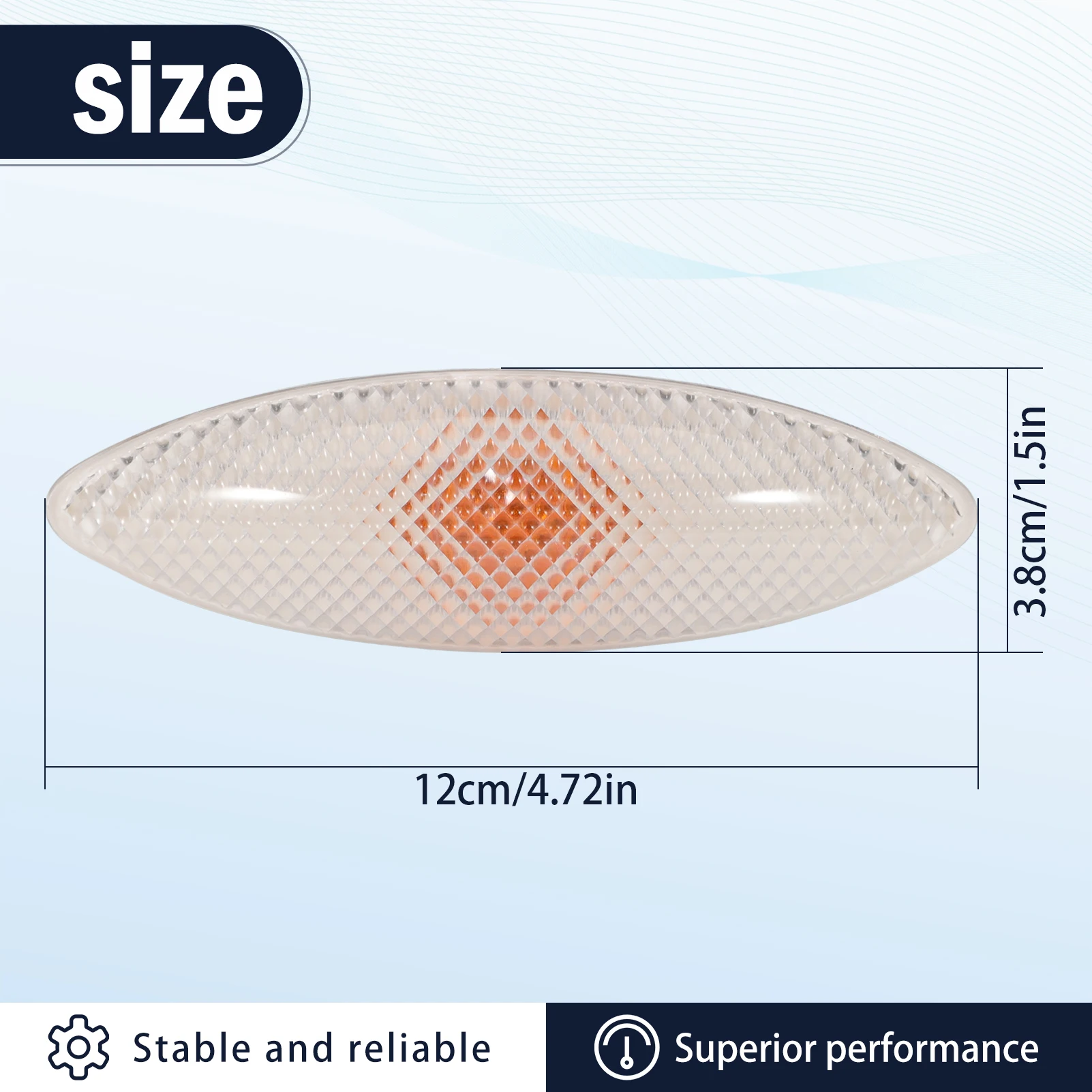 1 шт. правая боковая габаритная лампа указателя поворота 817300D011 для TOYOTA Echo Yaris 1999-2005 817400D011