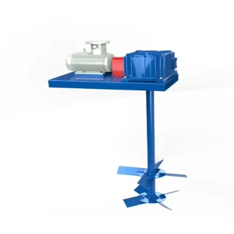 Worm Gear Reducer Mud Agitator Gear Reducer Single/Double Impeller Mud Mixer for Mud Tank