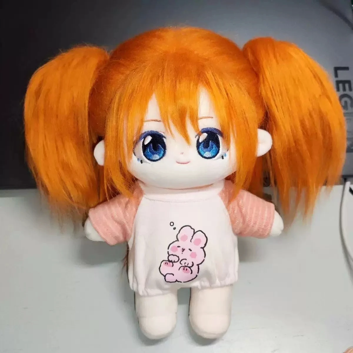 20CM New EVA Asuka Langley Soryu Cosplay Cartoon Anime Soft Body Dress Up Clothes Xmas Gift