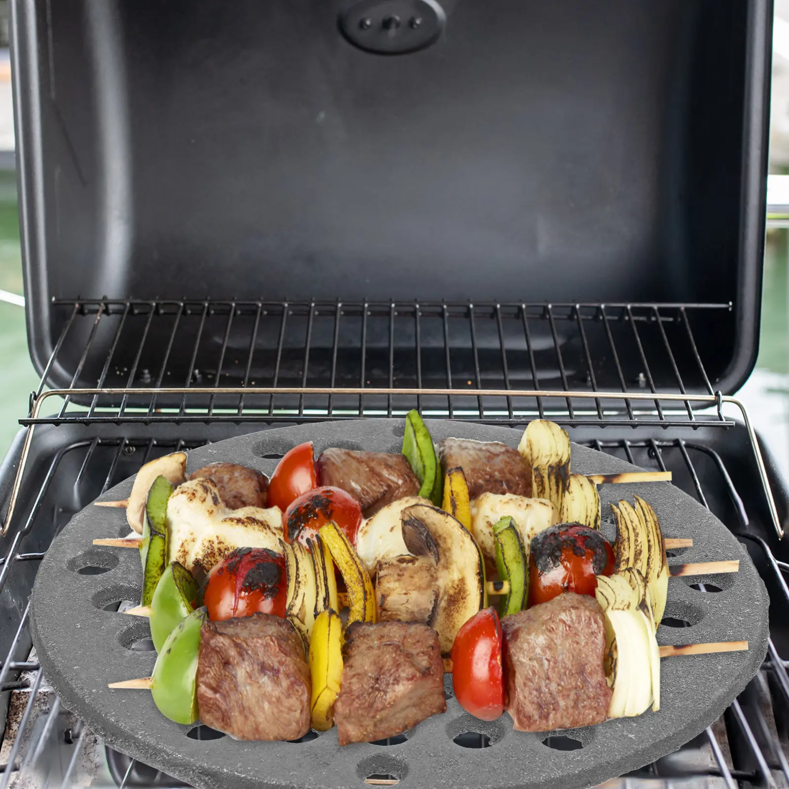 

Heavy Grill Grate Grilling Grate Outdoor Bbq Net Grate Barbecue Grill Round Camping Accessories Charcoal Wire Mesh Cooking Grate
